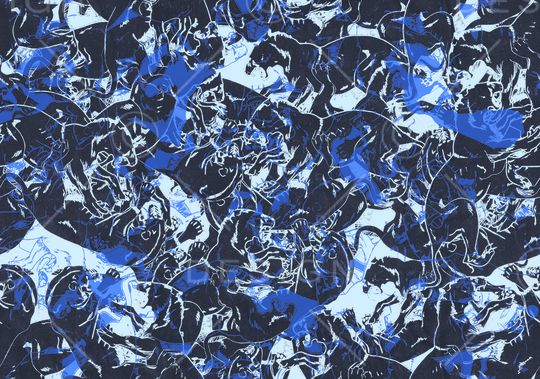 抽象印花华亿平台图片