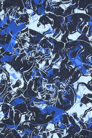 抽象印花华亿平台图片