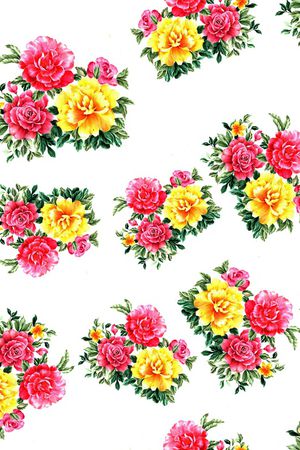 小碎花印花华亿平台图片