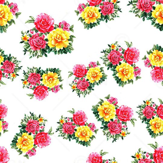 小碎花印花华亿平台图片