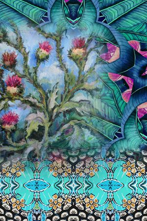 定位花印花华亿平台图片