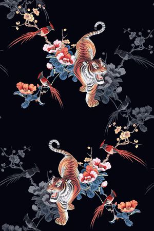 鸟印花华亿平台图片