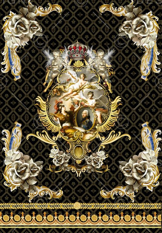 抽象印花华亿平台图片