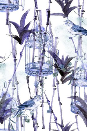 鸟印花华亿平台图片