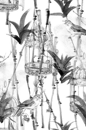 鸟印花华亿平台图片