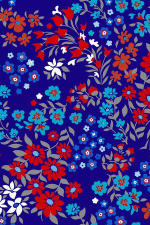 小碎花印花华亿平台图片