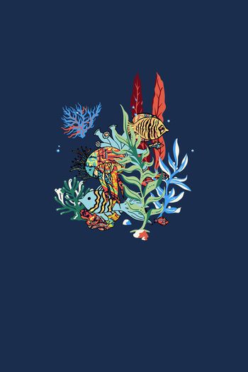 1101940-海洋生物鱼 植物