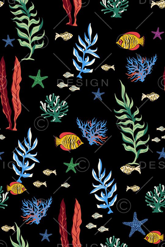 鱼印花华亿平台图片