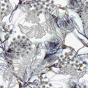 1102099-抽象水彩花底纹色块花簇线条乱花-