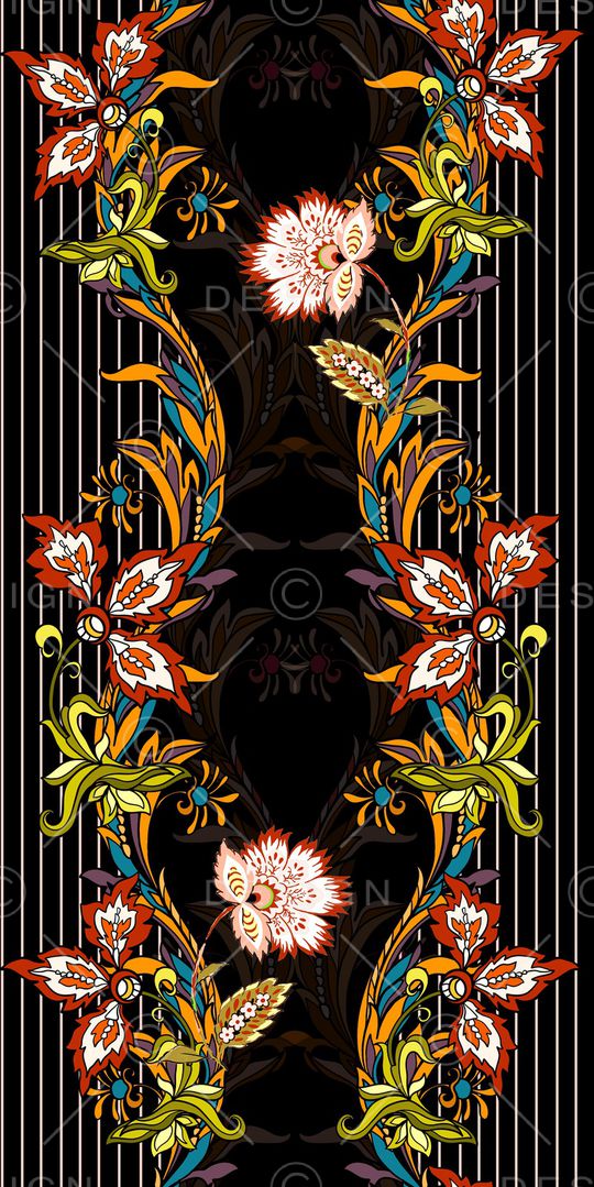 条纹印花华亿平台图片