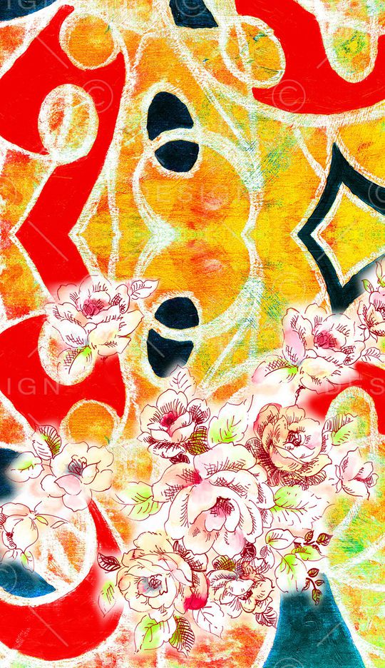 线条印花华亿平台图片