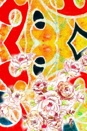 线条印花华亿平台图片