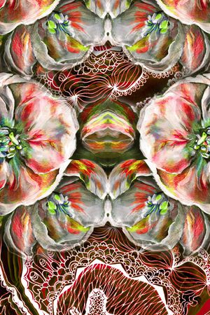 线条印花华亿平台图片