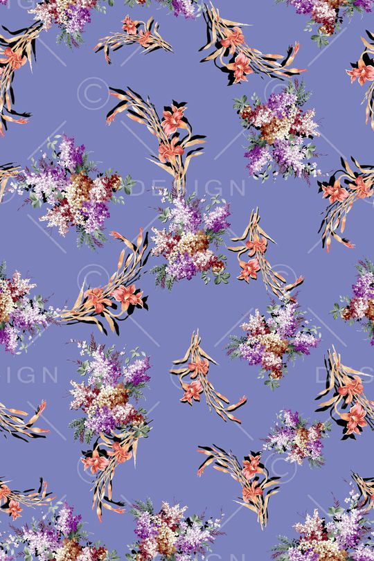 小碎花印花华亿平台图片