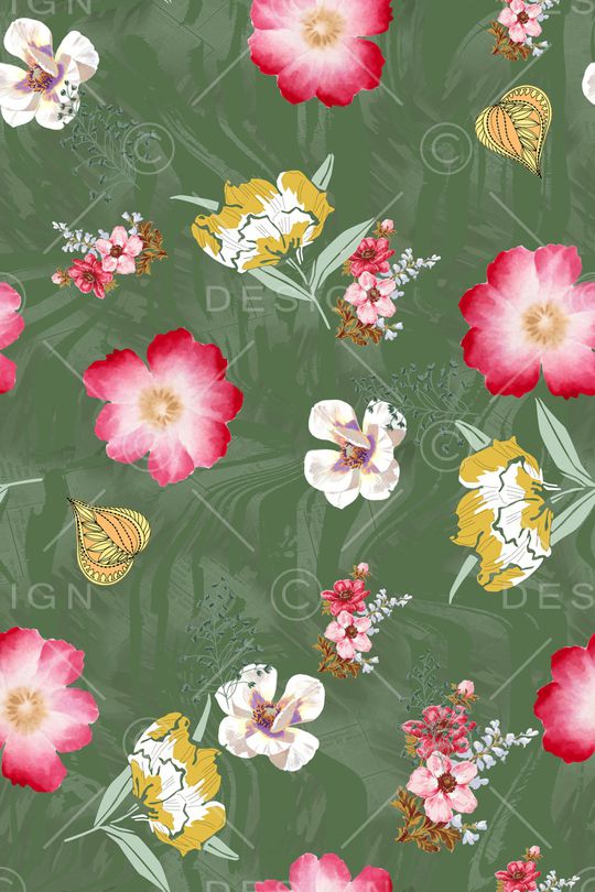 小碎花印花华亿平台图片