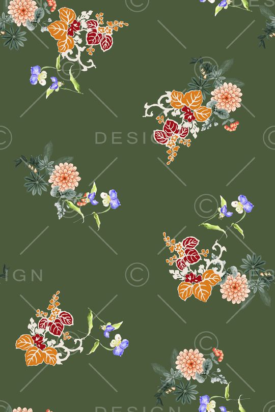 小碎花印花华亿平台图片