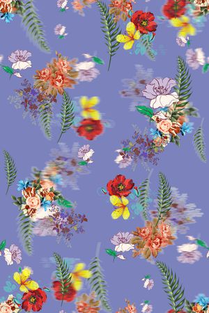 小碎花印花华亿平台图片