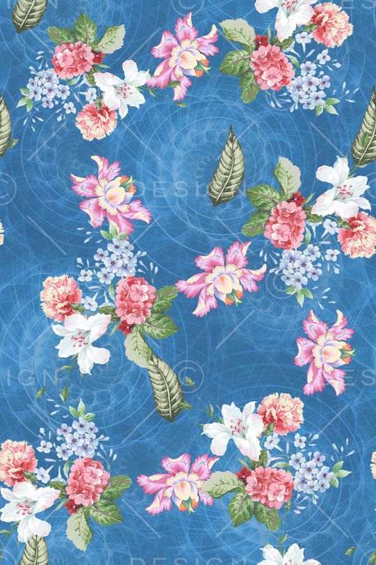 小碎花印花华亿平台图片