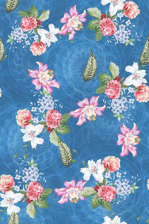 小碎花印花华亿平台图片