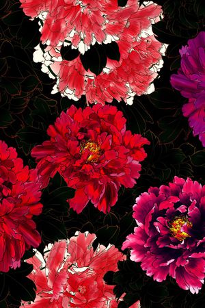 线条印花华亿平台图片