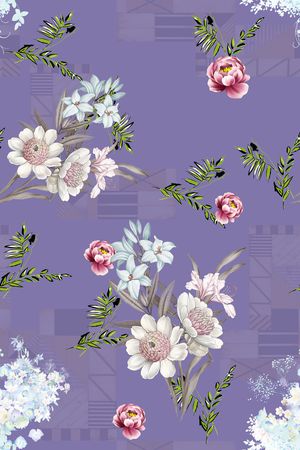 小碎花印花华亿平台图片