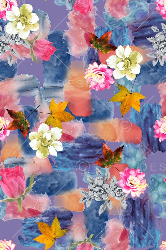 小碎花印花华亿平台图片