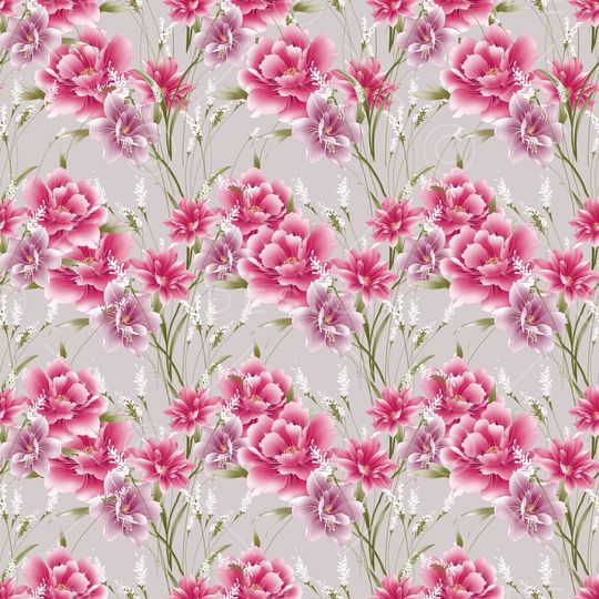 小碎花印花华亿平台图片