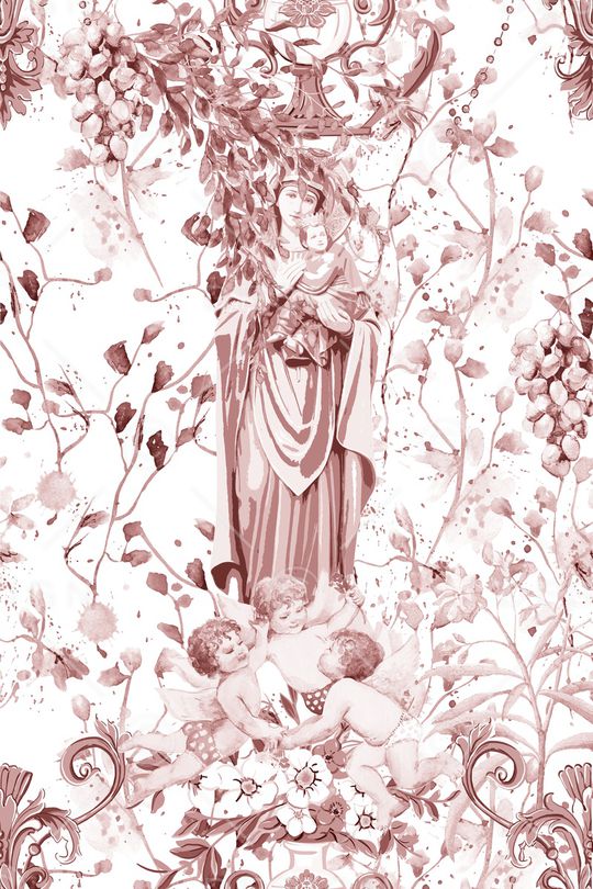 欧式定位花印花华亿平台图片