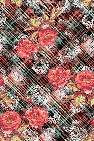 条纹印花华亿平台图片