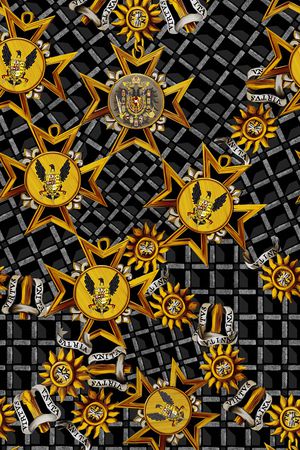 格子印花华亿平台图片