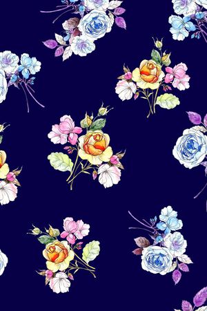 小碎花印花华亿平台图片