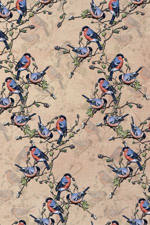 鸟/昆虫印花华亿平台图片