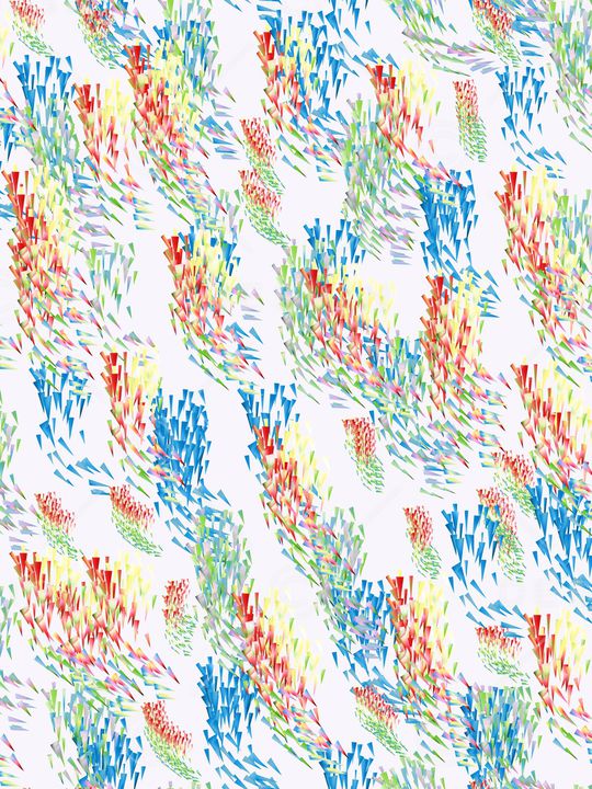 抽象花卉印花华亿平台图片