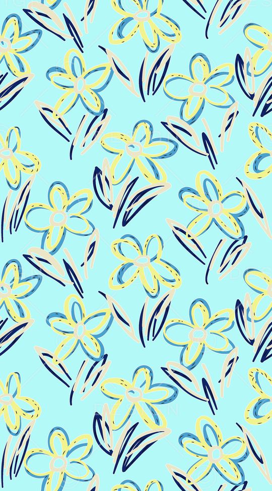 清爽底花卉印花华亿平台图片