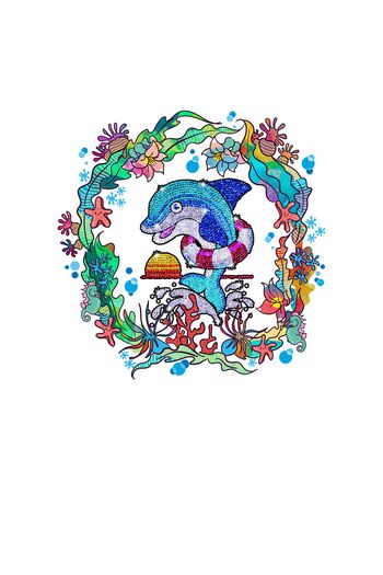 1102762-海洋植物 生物 海豚--2