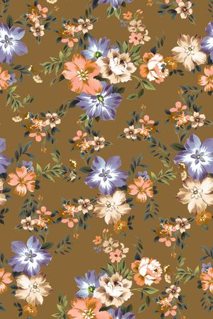 小碎花印花华亿平台图片