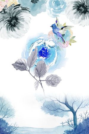 鸟印花华亿平台图片