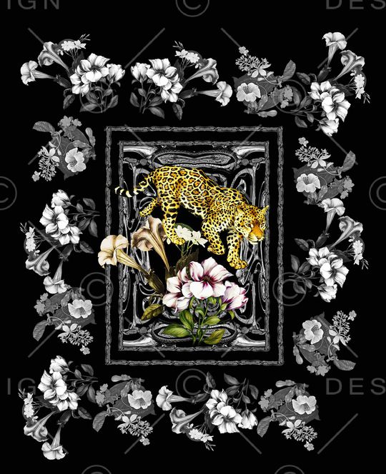 定位花印花华亿平台图片