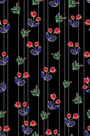 小碎花印花华亿平台图片