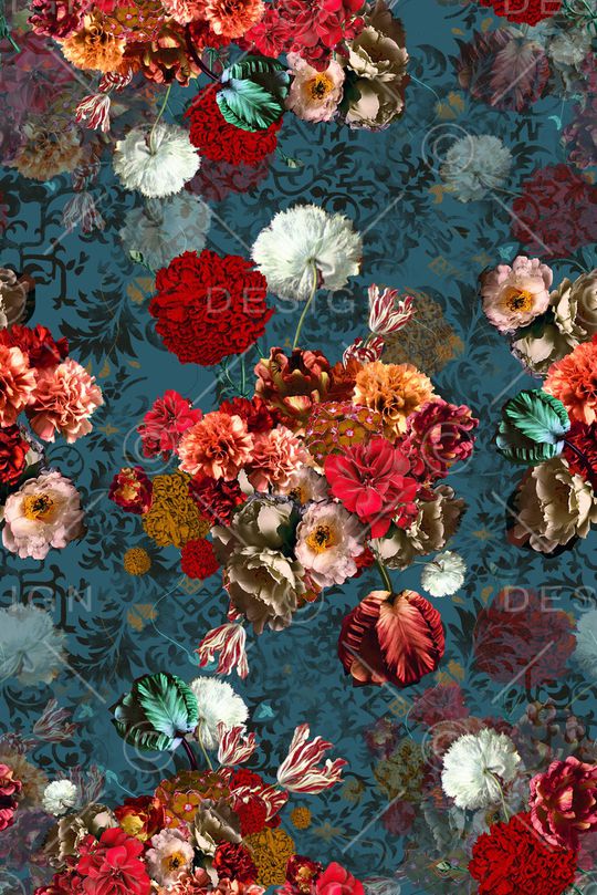 复古印花华亿平台图片