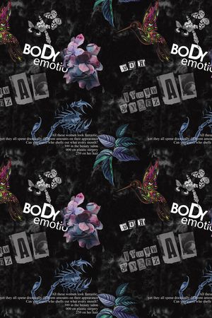 字母印花华亿平台图片