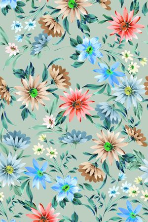 小碎花印花华亿平台图片