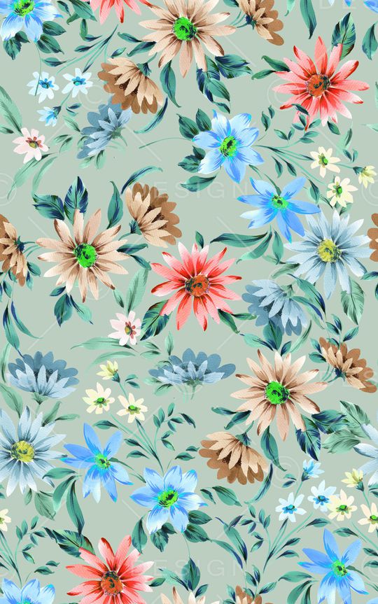 小碎花印花华亿平台图片