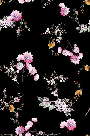 小碎花印花华亿平台图片