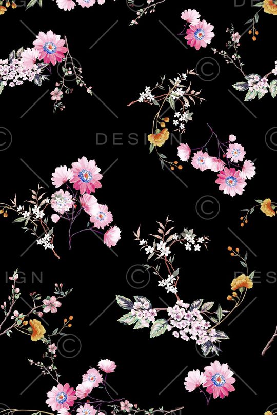 小碎花印花华亿平台图片