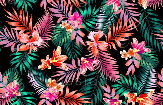 大牌风印花华亿平台图片