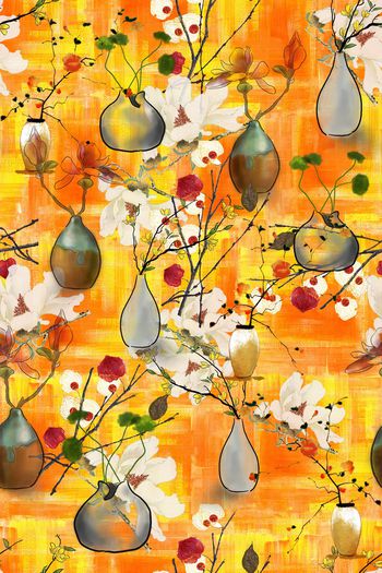 中国风印花华亿平台图片