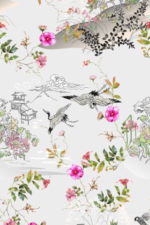 连衣裙印花华亿平台图片