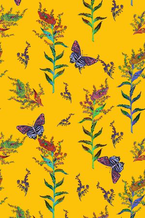 连衣裙印花华亿平台图片