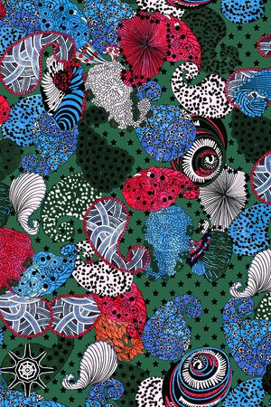 复古印花华亿平台图片